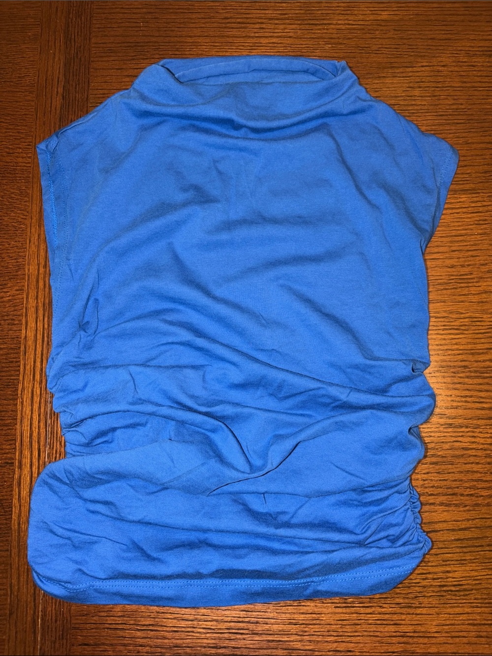 Maeve Anthropologie Royal Blue Cowl Neck Sleeveless Top